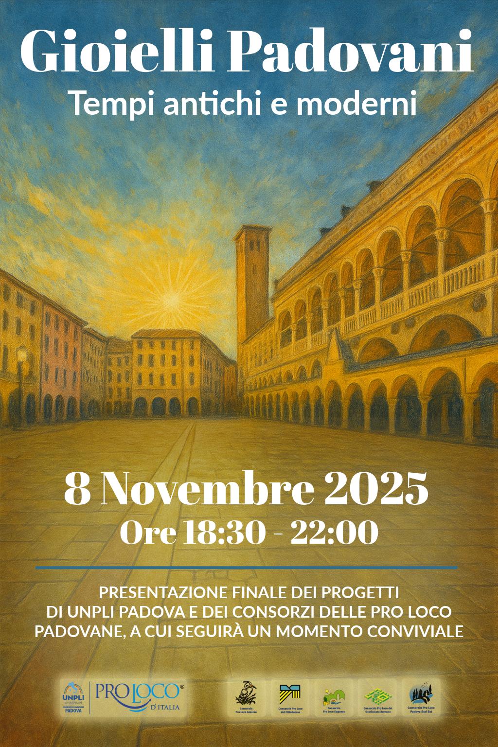 Locandina evento finale di gioielli padovani