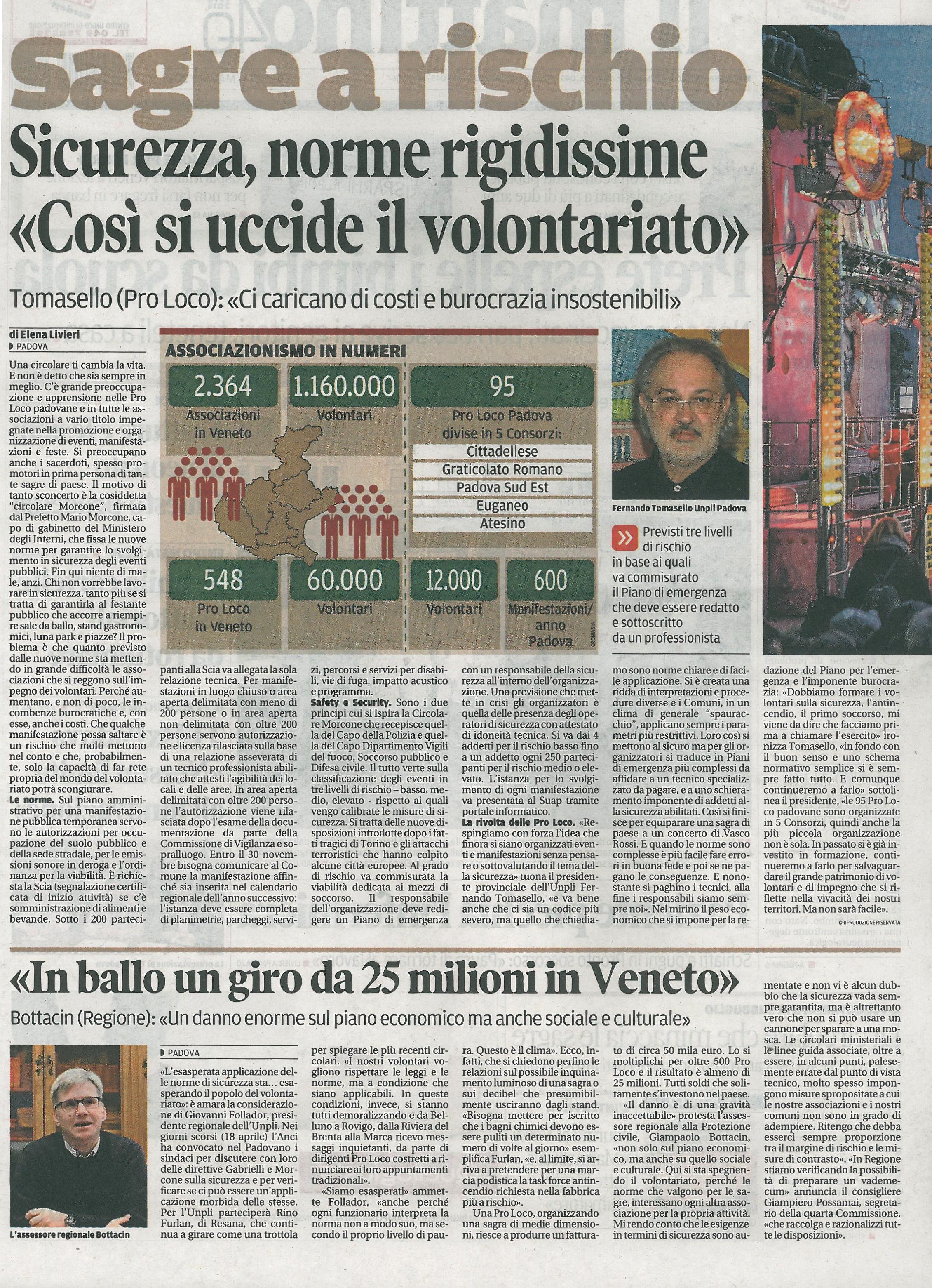 04.05.18 Sagre a rischio Il Mattino